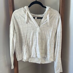 Banana Republic Oatmeal Cropped Sweatshirt